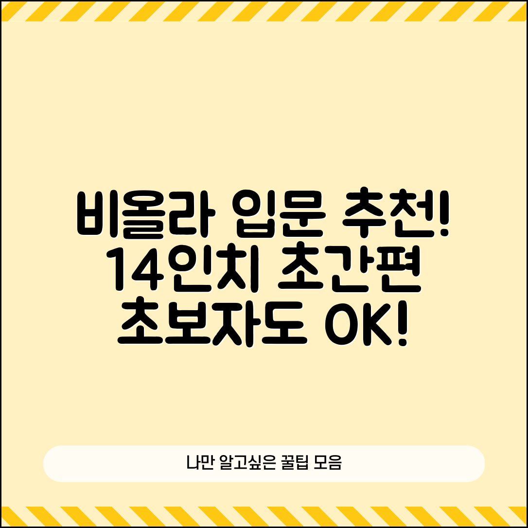초보자도 쉽게 선택하는 비올라 14인치 입문용 추천