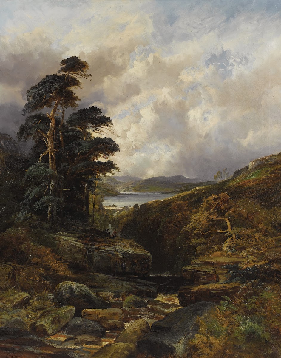 A Rushing Gorge in the Highlands