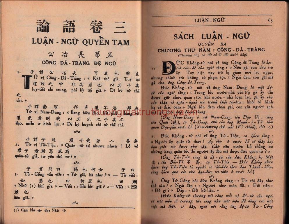 Tứ thư - Luận ngữ (1950) - Trang 34