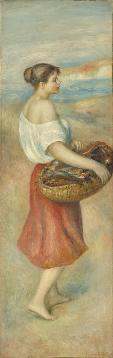 Girl with a Basket of Fish c 1889