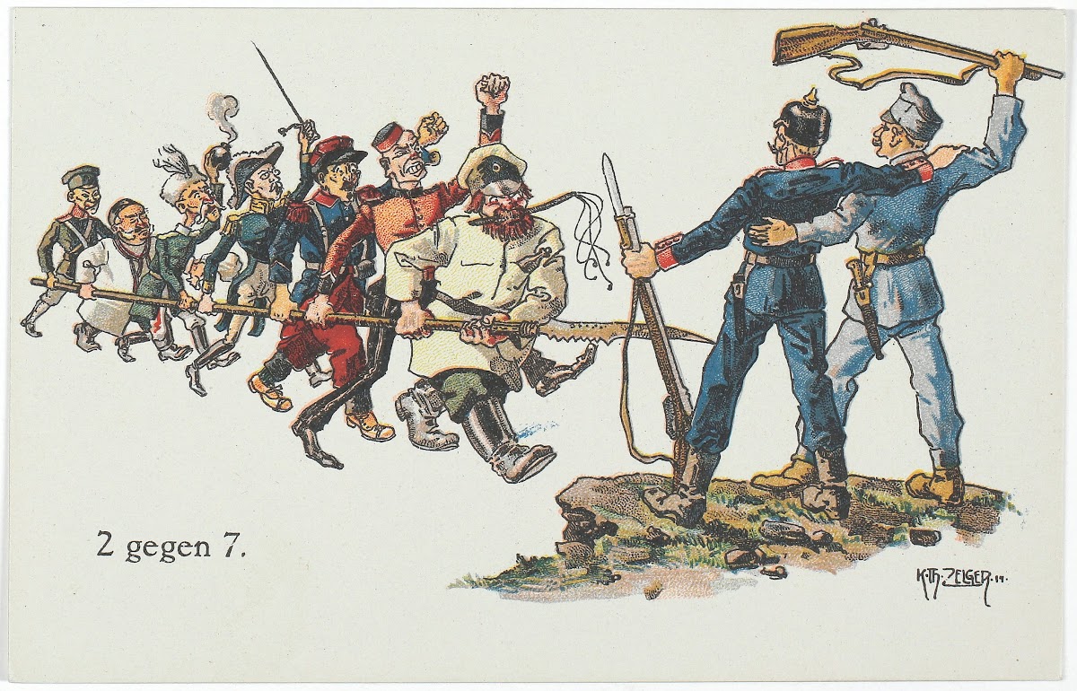 2 gegen 7 1914