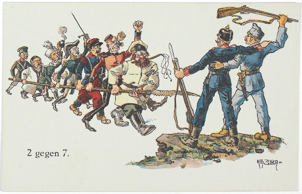2 gegen 7 1914