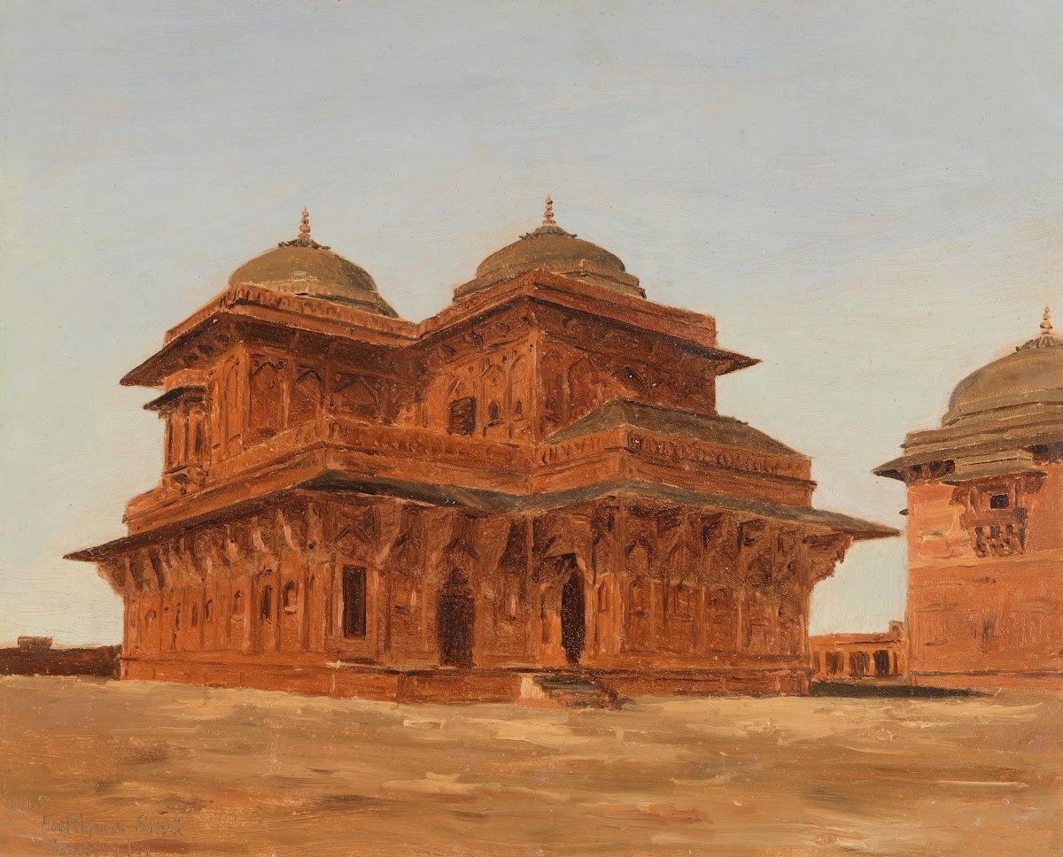 Fatehpur Sikri BirbalS Palace India 1881