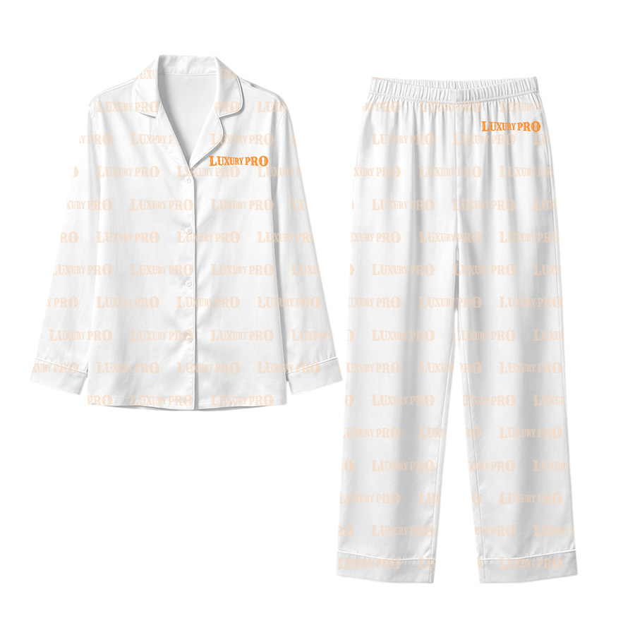 AOP TRF Adult Long Sleeve Satin Pajama Set