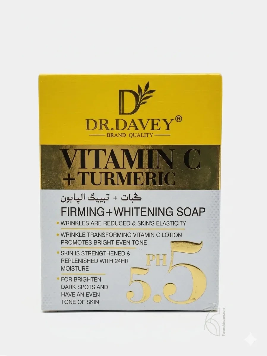 Dr Davey Vitamin C + Turmeric, Firming + Whitening Soap