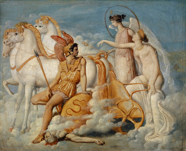 Venus Injured By Diomedes Returns To Olympus Around 1803