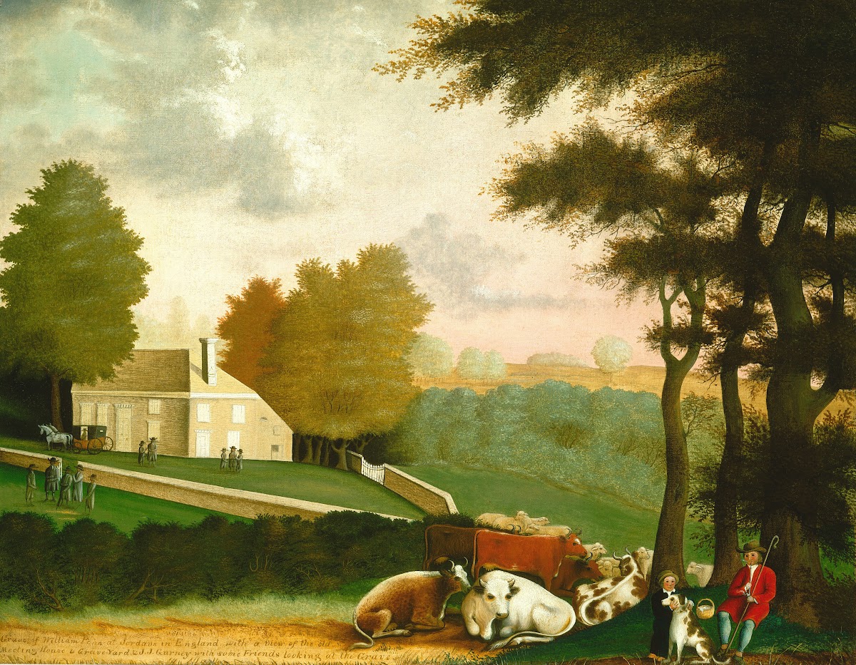 The Grave of William Penn c 1847