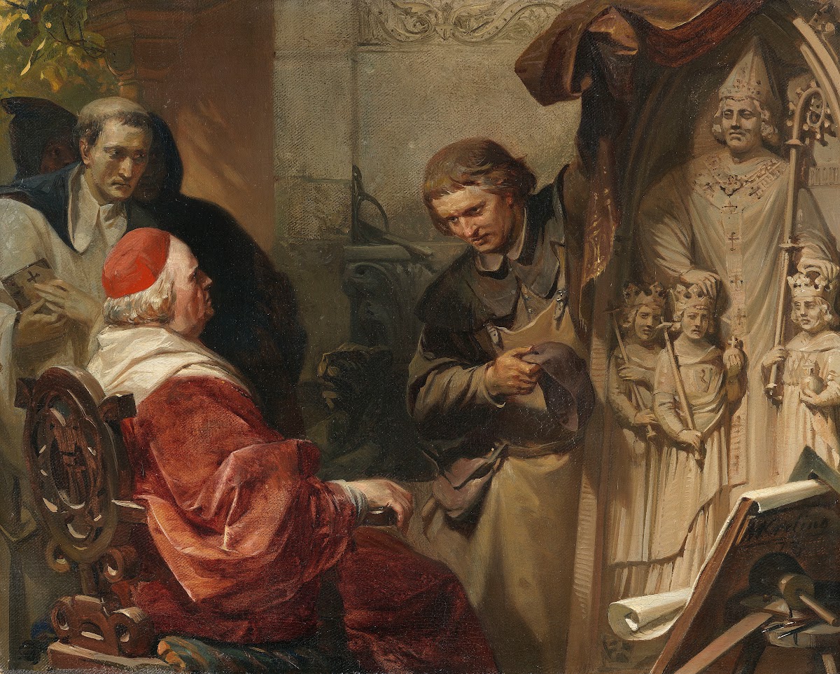 Des Dombaumeisters PräSentation Beim Bischof 1873