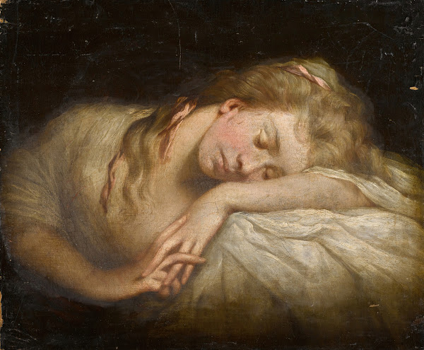 Portrait of a sleeping girl