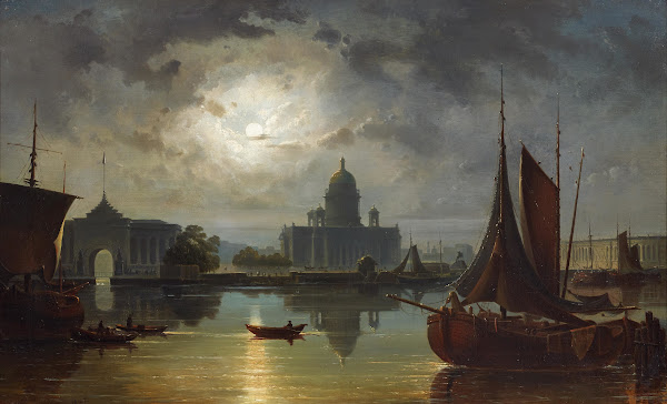 Saint Petersburg in Moonlight 1871