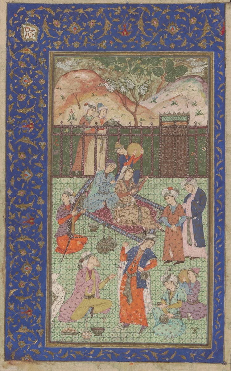 Garden Pavillion Scene 1896 1897