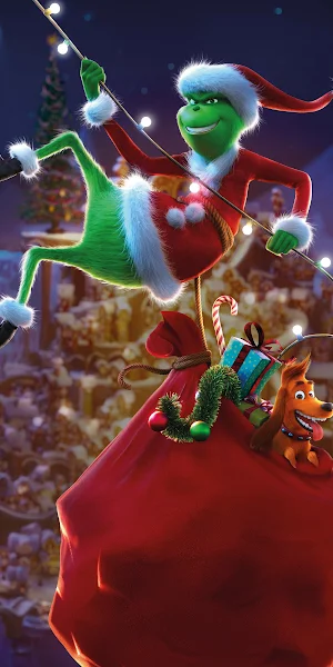The Grinch 4K iPhone Wallpaper Background
