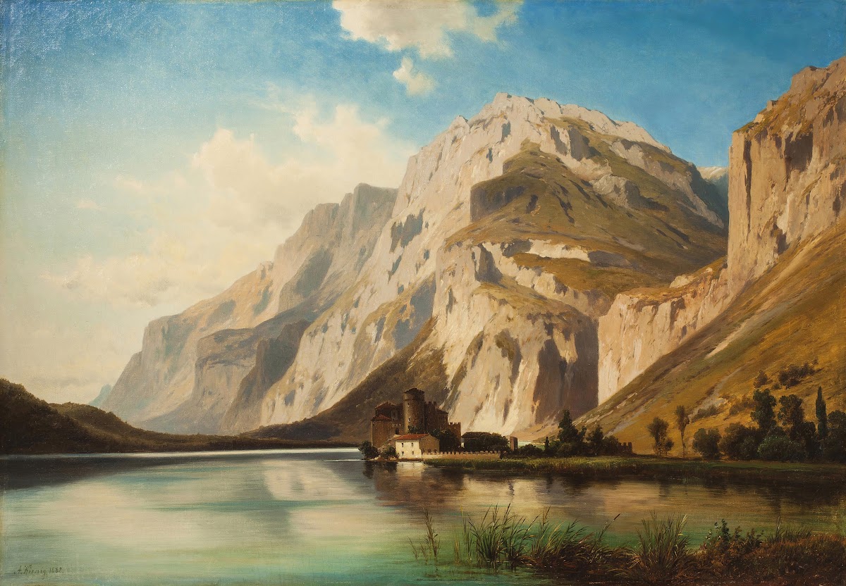 Hrad Toblino U Tridentu V Severní Itálii 1882