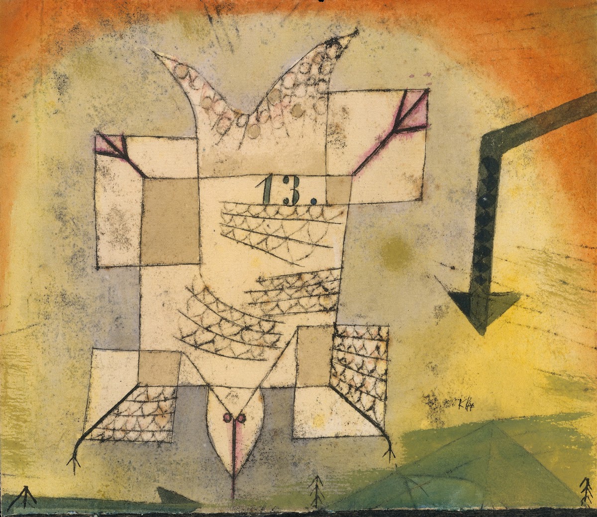 Falling Bird 1919