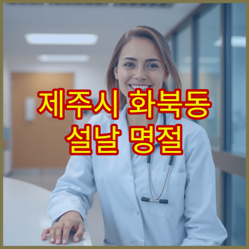 제주시 화북동 설날 명절 산부인과 연휴 진료 병원 임신 중 증상·출혈 응급 진료 여부