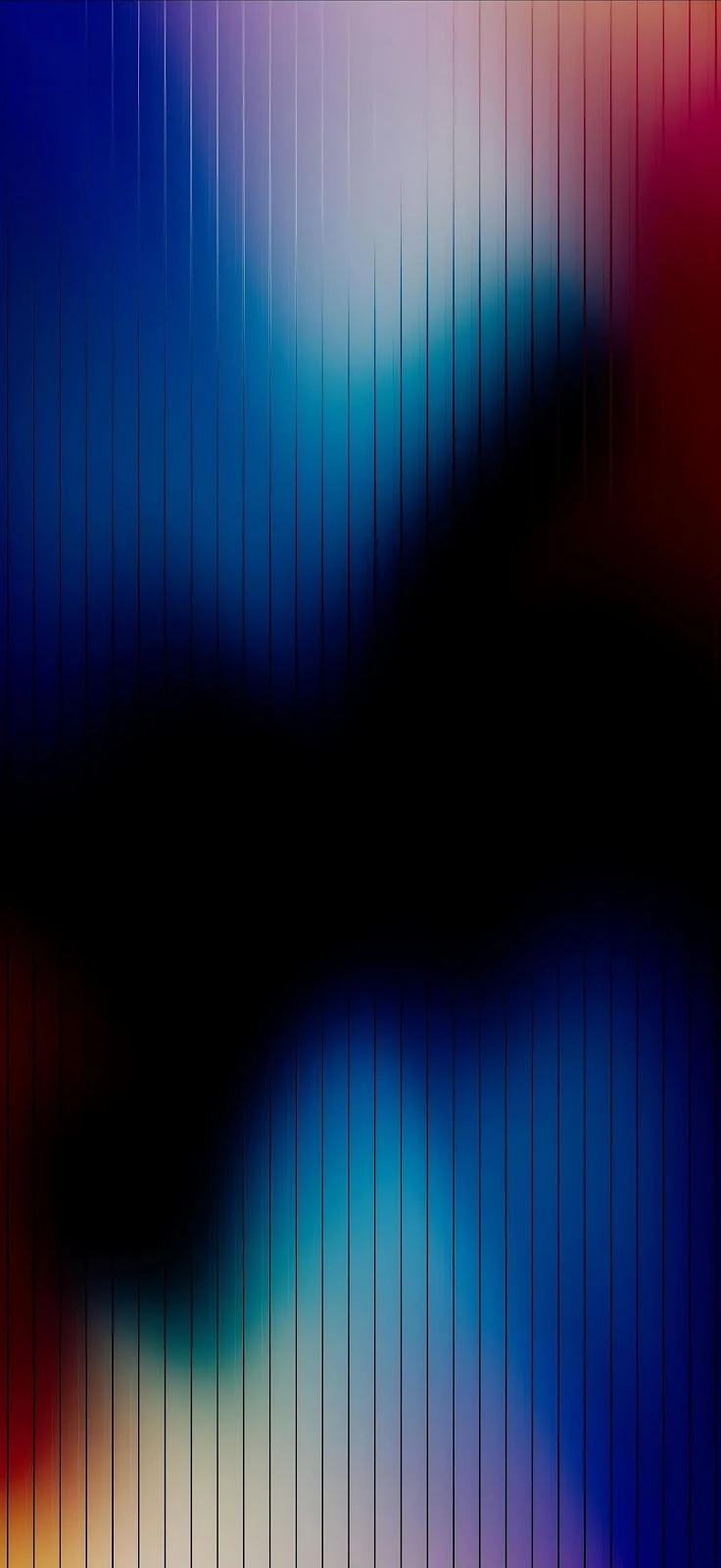 Abstract Blur With Vertical Lines - Digital Abstract Art 4K iPhone Wallpaper (2296x4989)