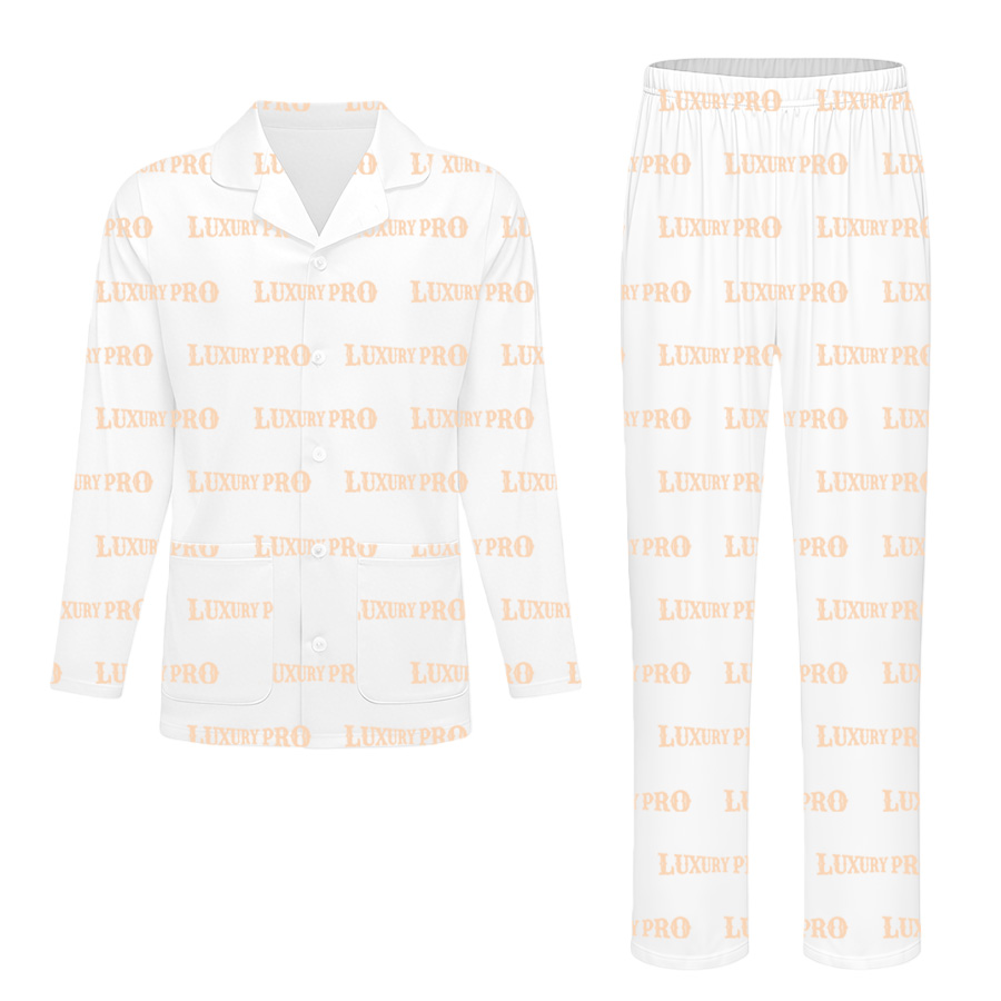3D Adult long-sleeved shirt pajama set without line