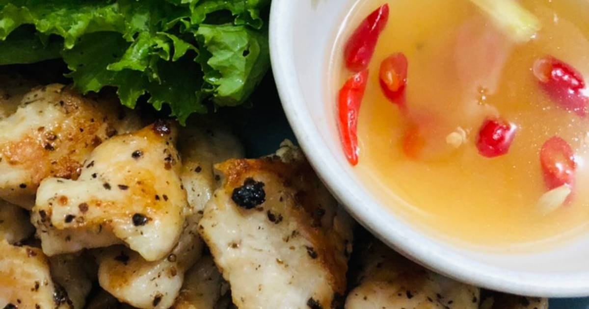 Ức gà cuốn rau cải healthy