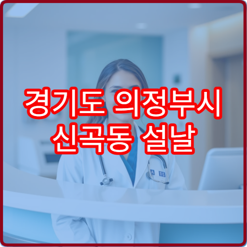 경기도 의정부시 신곡동 설날 명절 연휴 당번약국 신곡1·2동 트레이더스 근처 심야 응급약 판매