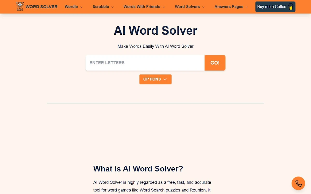 Captura de AI Word Solver