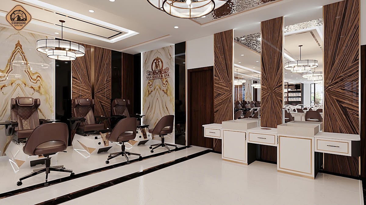 Bàn nail manicure chuyên nghiệp CDFurni