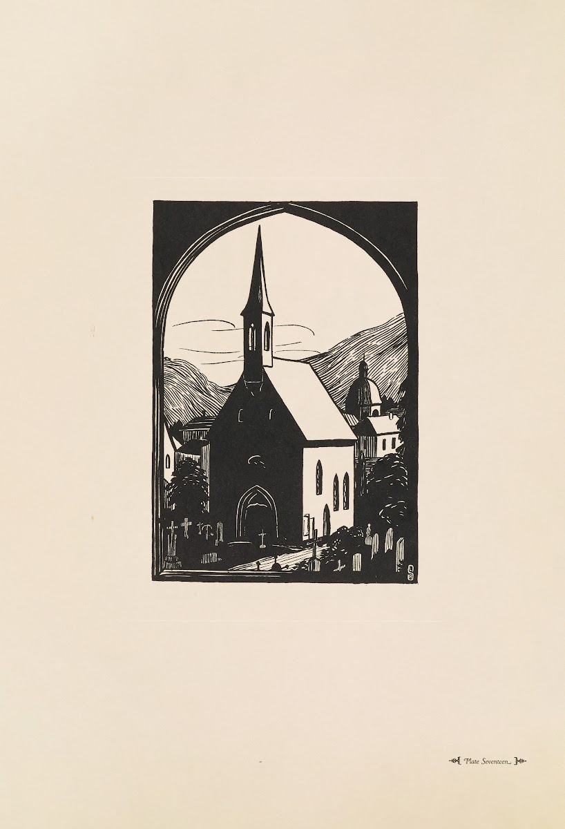 The St Margarethenkapelle from the Catacombs 1920