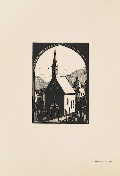 The St Margarethenkapelle from the Catacombs 1920
