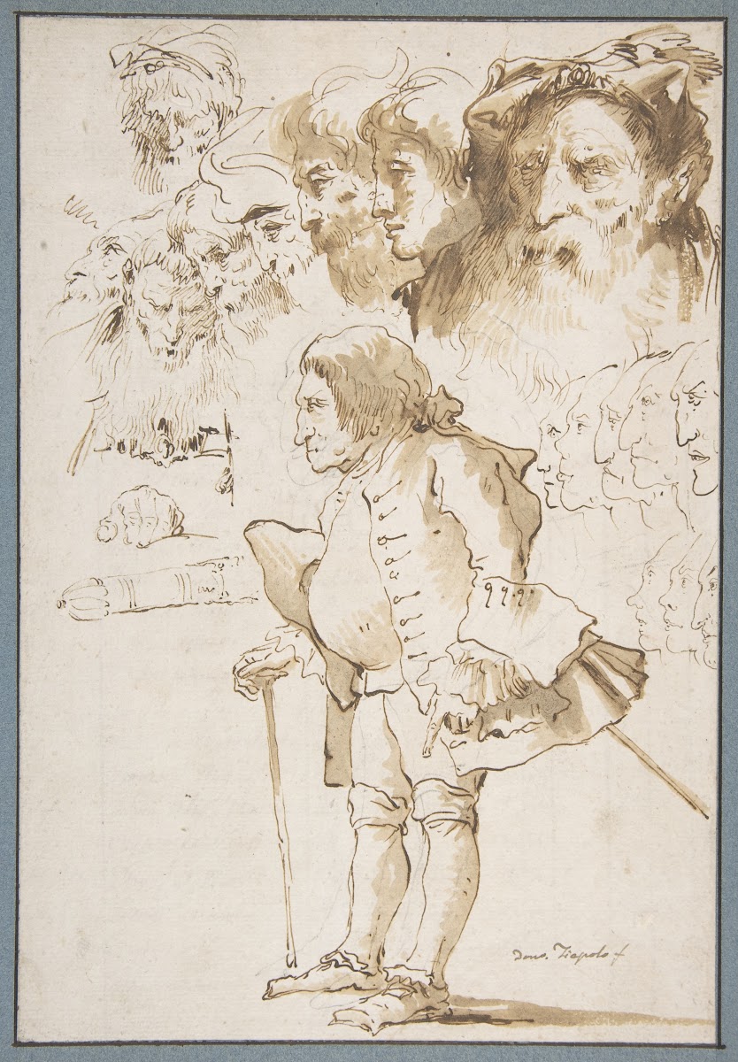 Caricature of a Gentleman and Other Studies 17271804