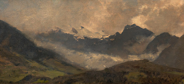 Hochgebirgslandschaft ca 18801890