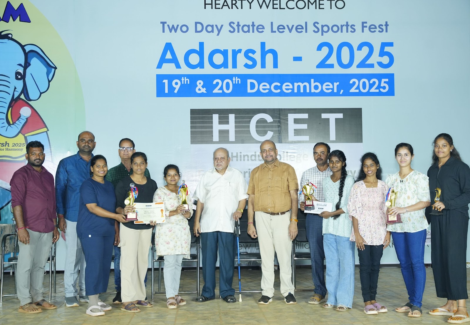 Hindu College of Engineering and Technology, Guntur - Sports Fest Adarsh - 2025