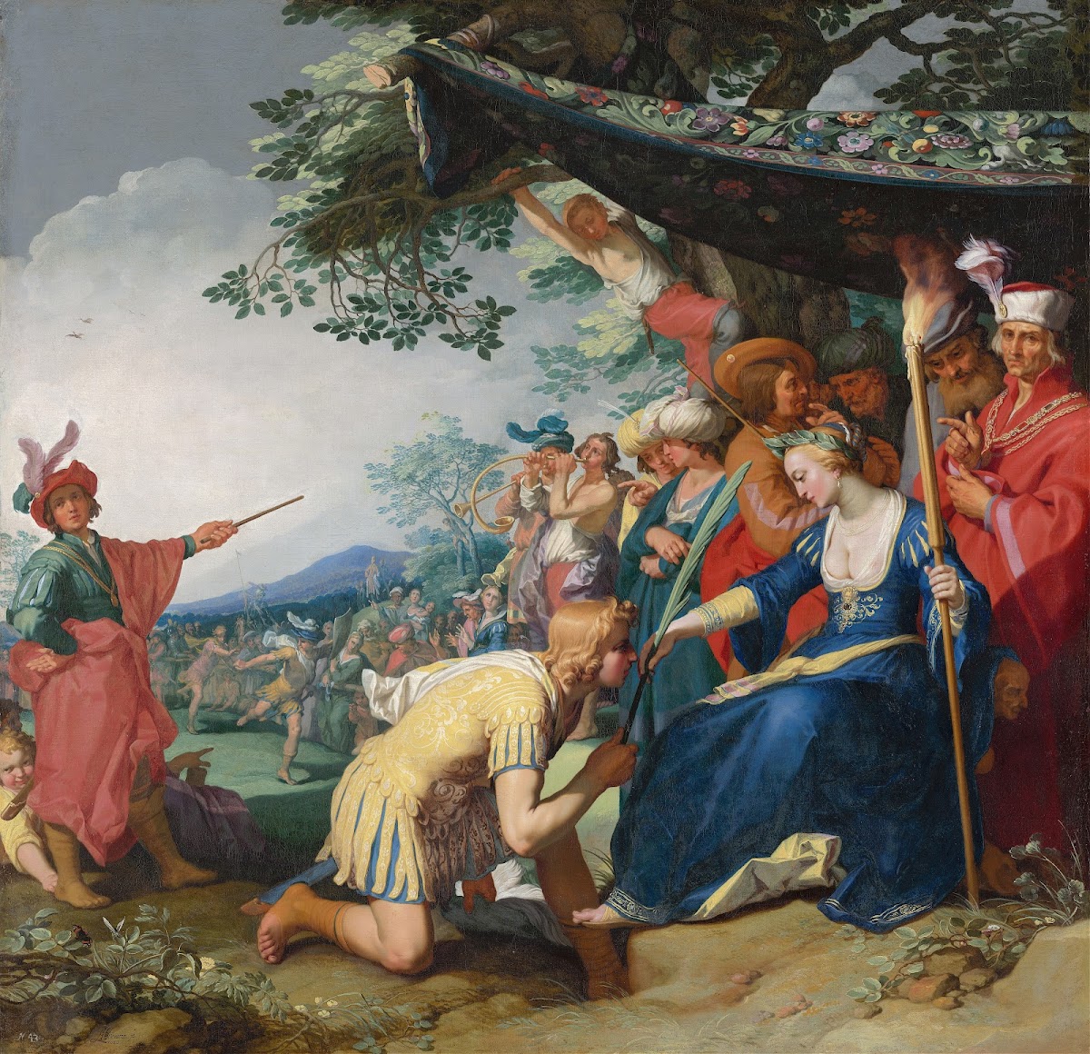 Theagenes Receiving The Palm of Honour From Chariclea 1626