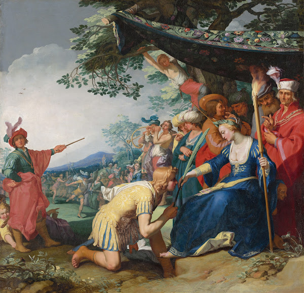 Theagenes Receiving The Palm of Honour From Chariclea 1626