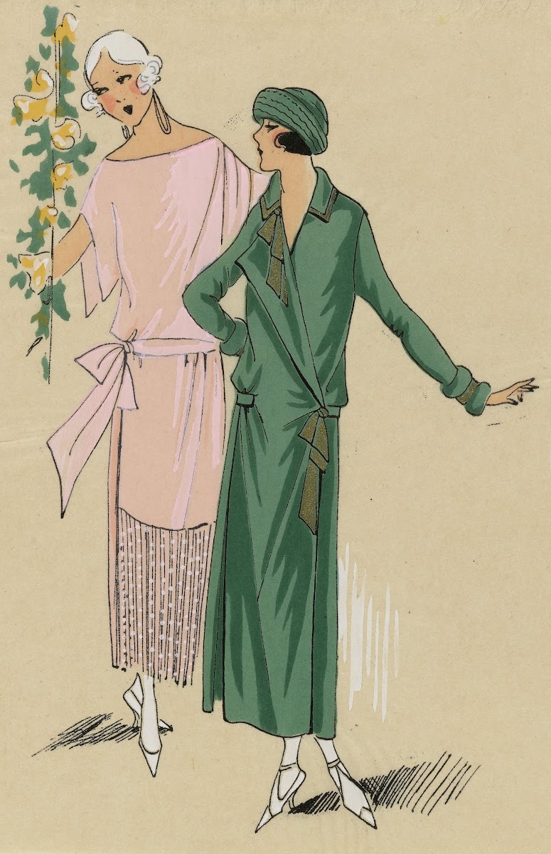 VISITE AU JARDIN 1923