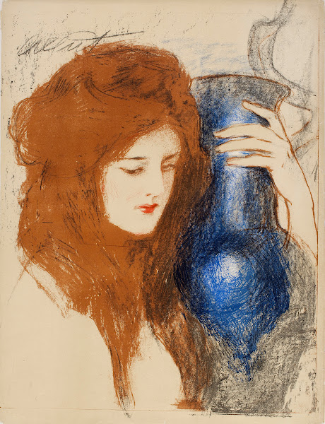 A woman with a vase 1903
