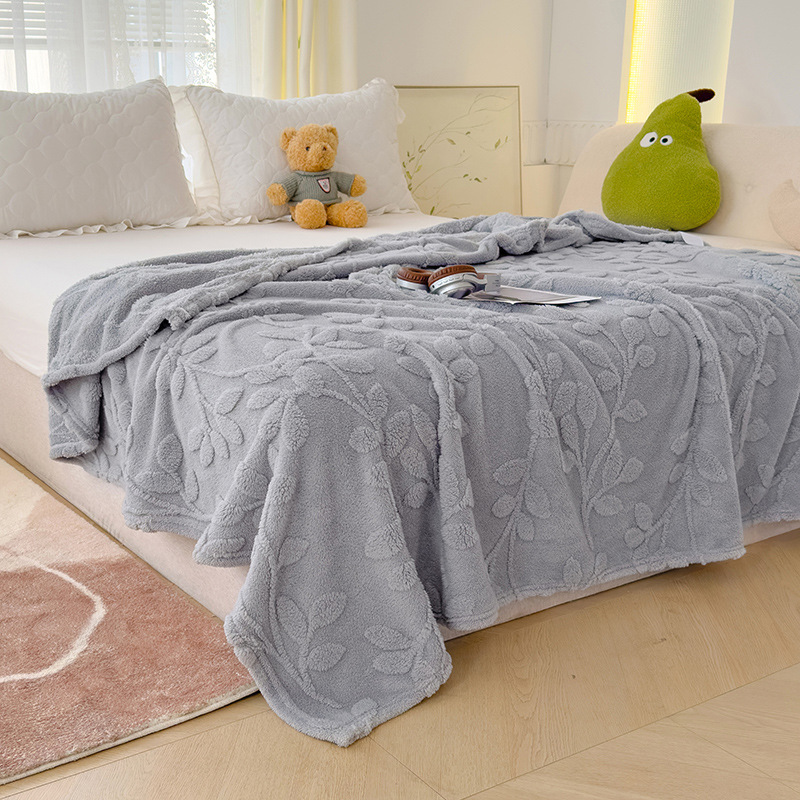Soft throw blanket, solid color, various sizes