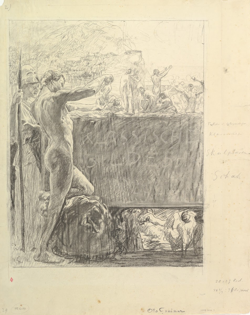 Cover design for Klassischer Skulpurenschatz late 19th century