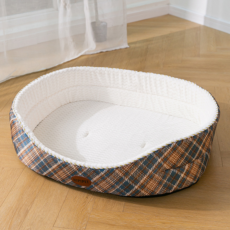 Hundebett, waschbar, S–XL, wärmend