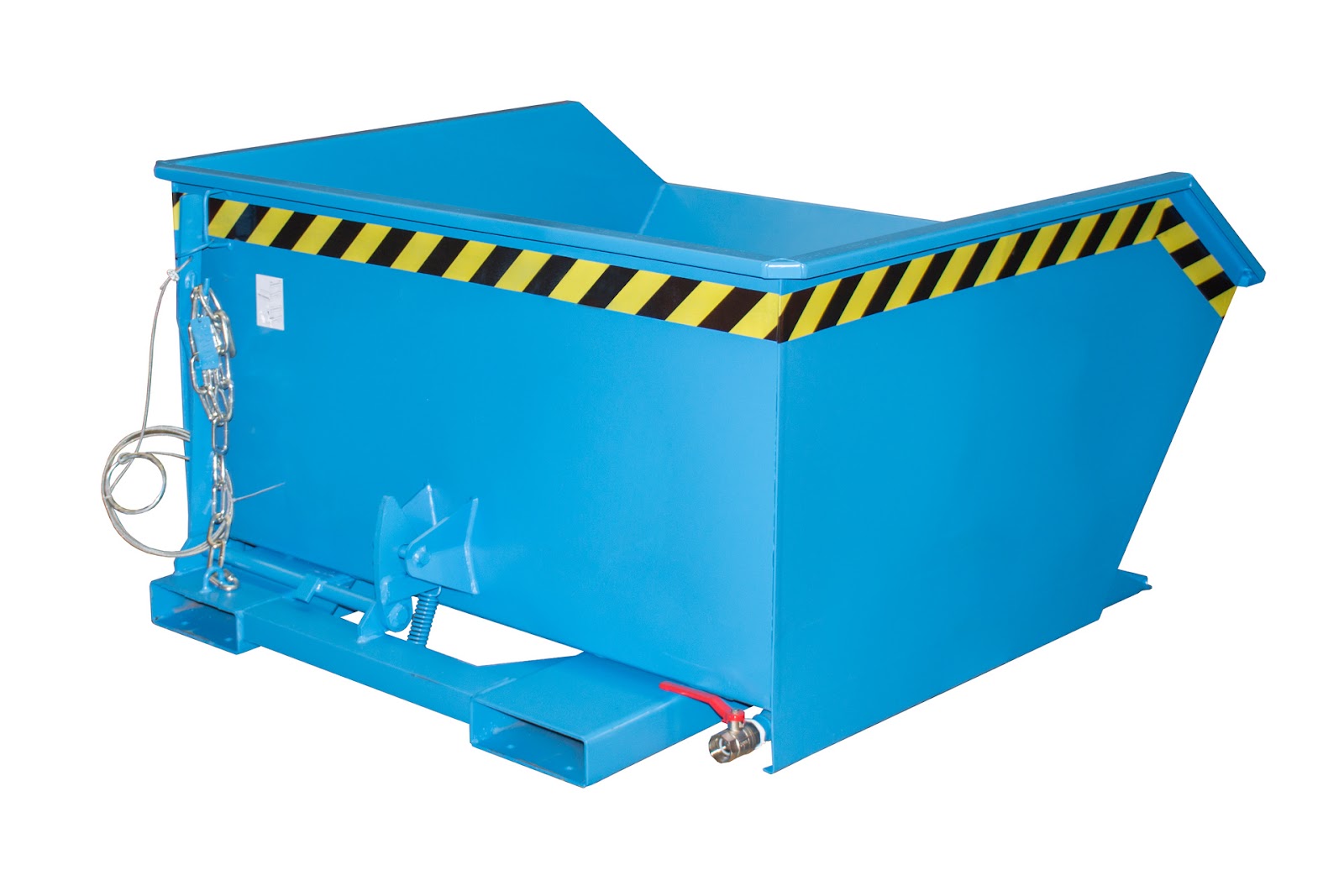 Spaander-kiepcontainer SGU 75, gelakt, Lichtblauw