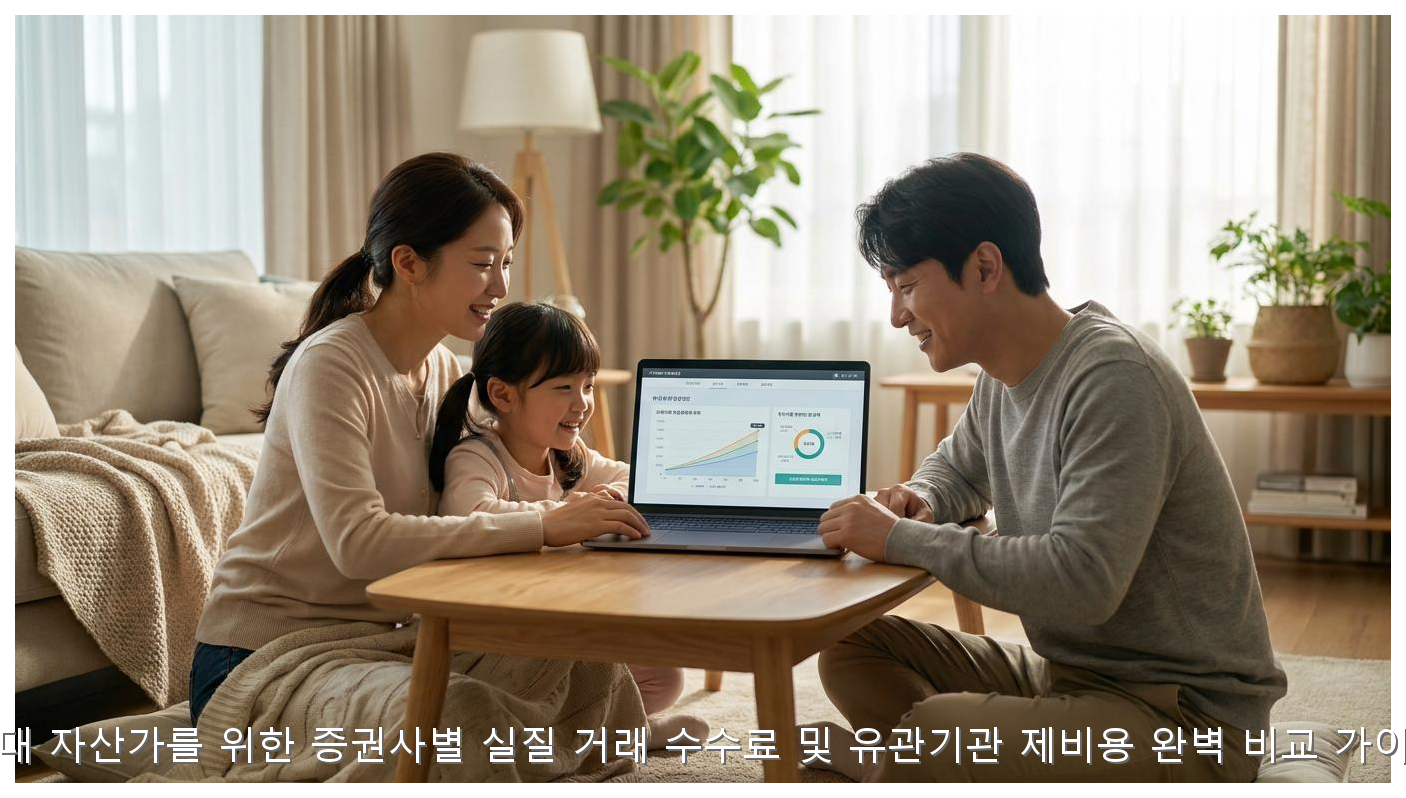 억대 자산가를 위한 증권사별 실질 거래 수수료 및 유관기관 제비용 완벽 비교 가이드 핵심 안내 및 분석 인포그래픽 (8)