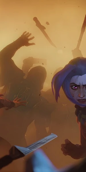 Arcane, League Of Legends, Jinx, Animation 5K Wallpaper Background