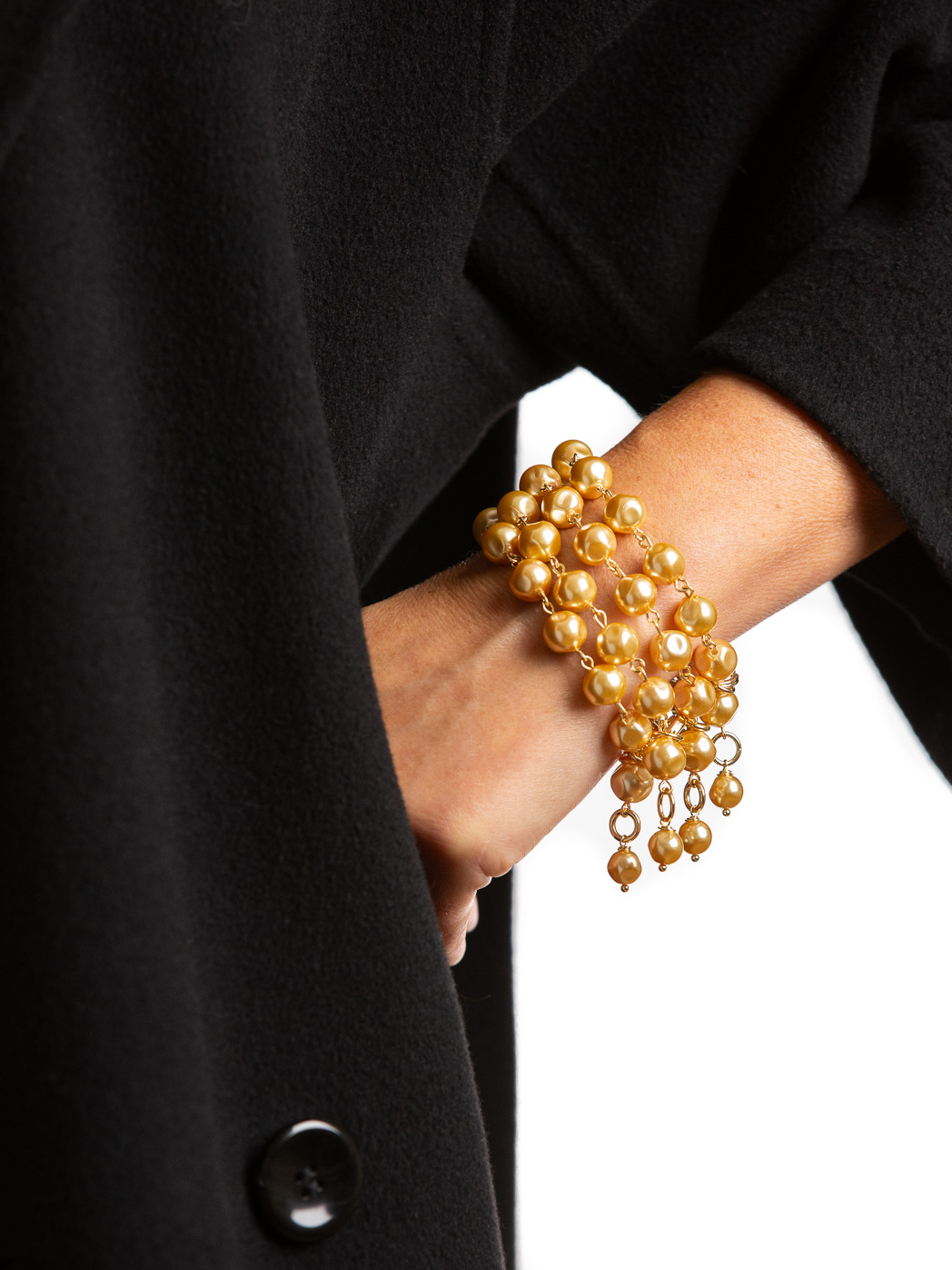 Браслет с ювелирным жемчугом