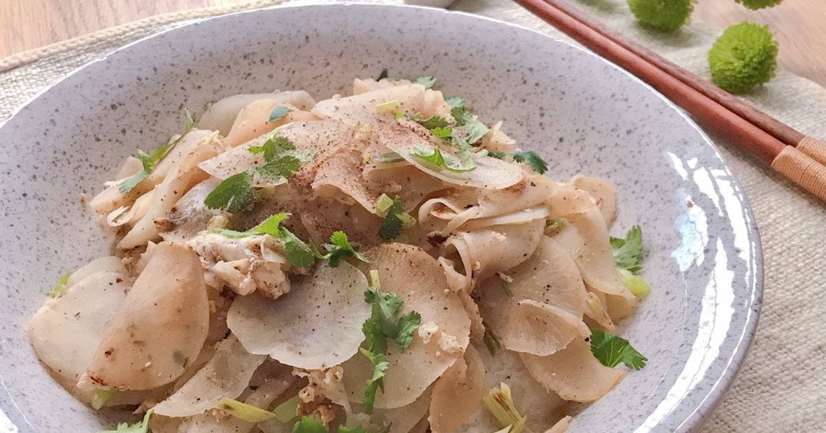 💚 Củ Cải Trắng Turnip Xào Trứng