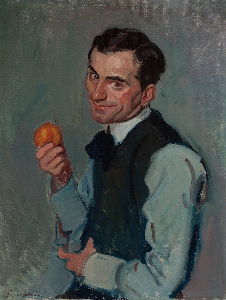 Man with an orange 1914