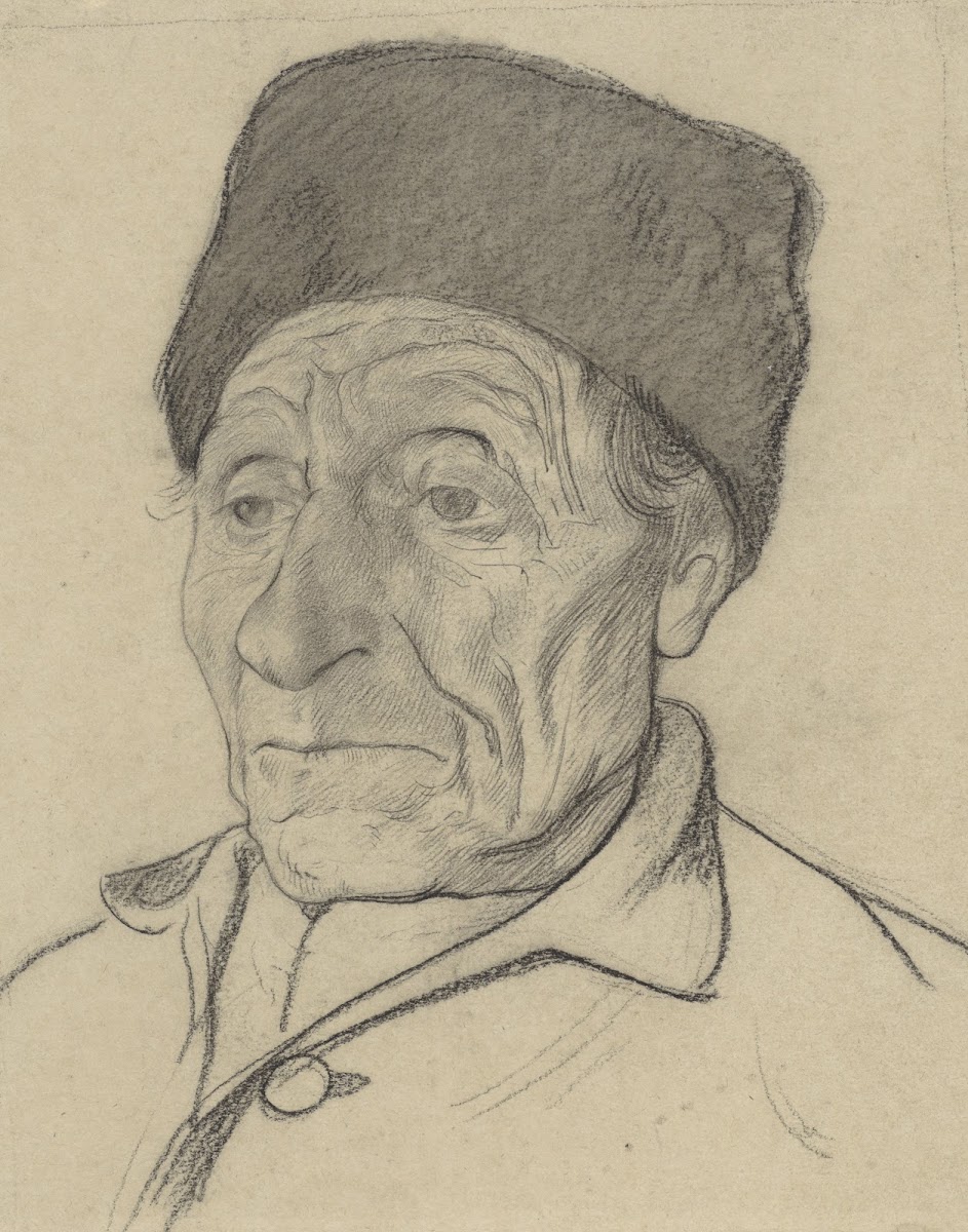 Kop Van Een Oude Man Met Een Muts 1878   1938