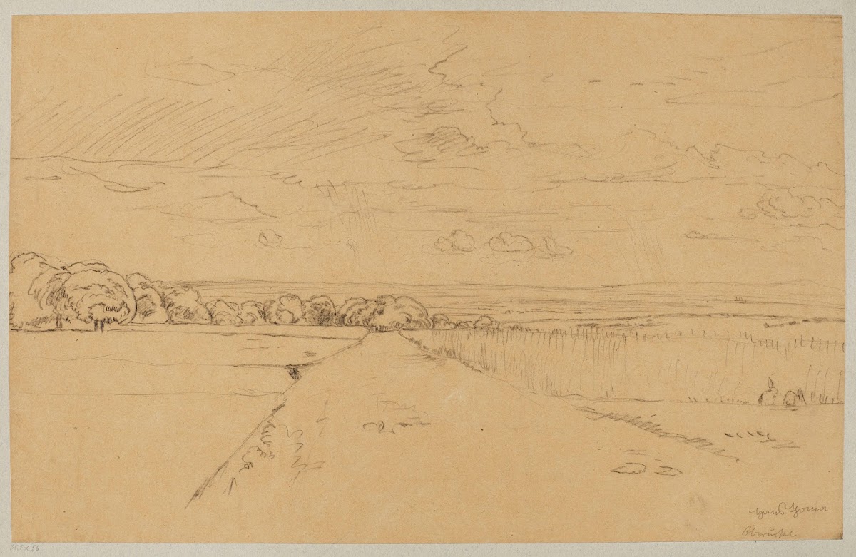 Landscape with a Road near Oberursel 1894   1896
