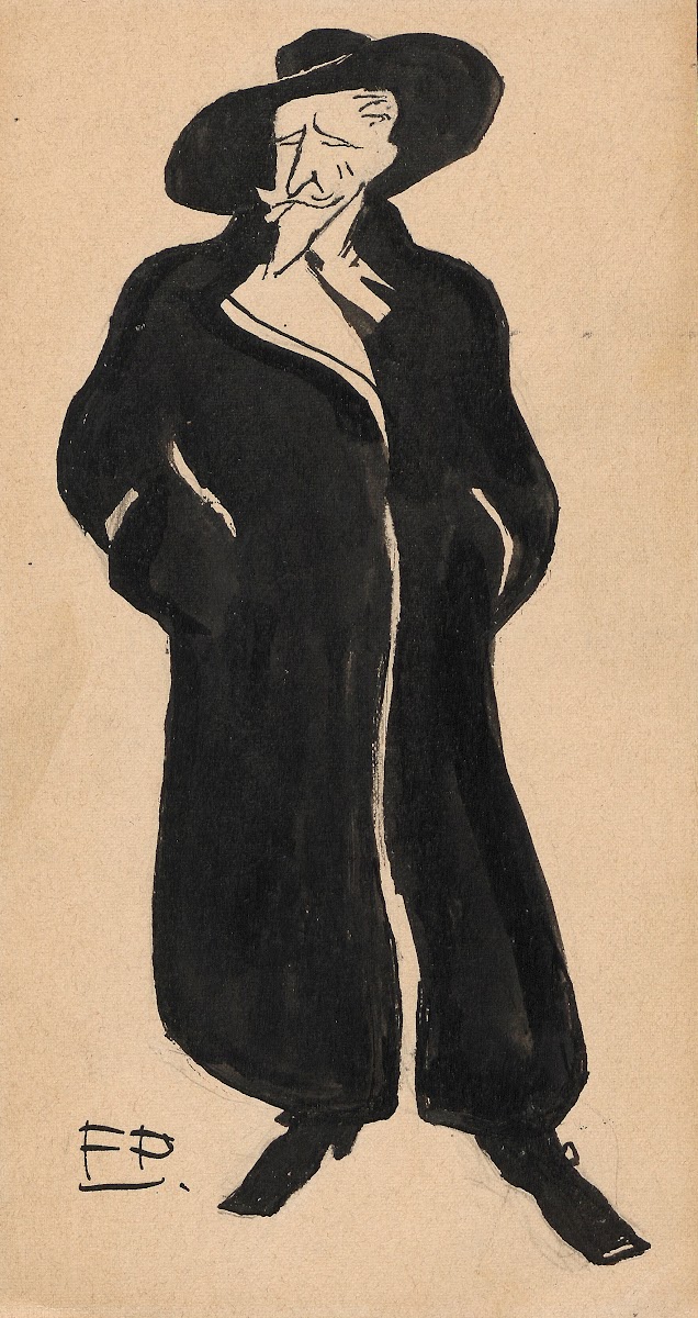 Man In A Coat And Wearing A Hat 1895 1917