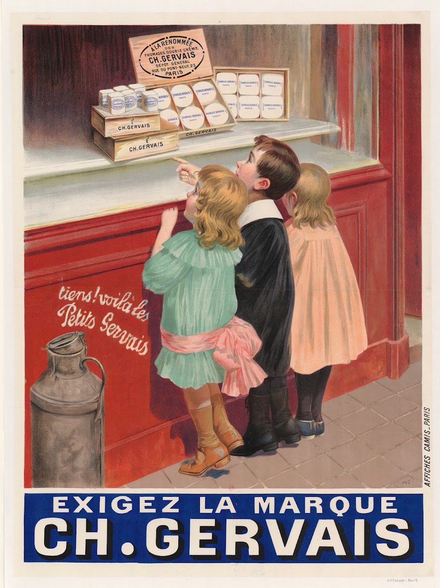 Exigez la marque Charles Gervais Des fromages doubles crème 1900