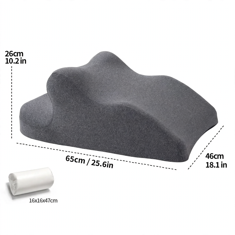 Multifunctional Lying Support Pillow Made of Memory Foam