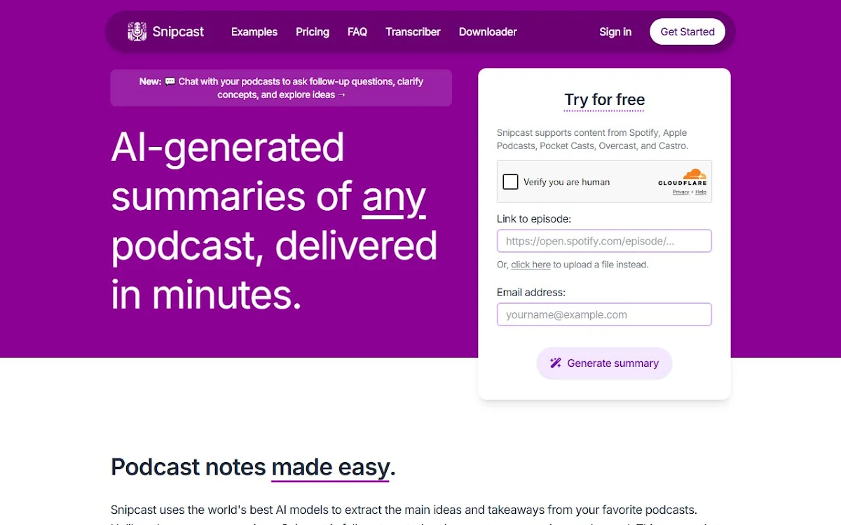 Captura de Snipcast