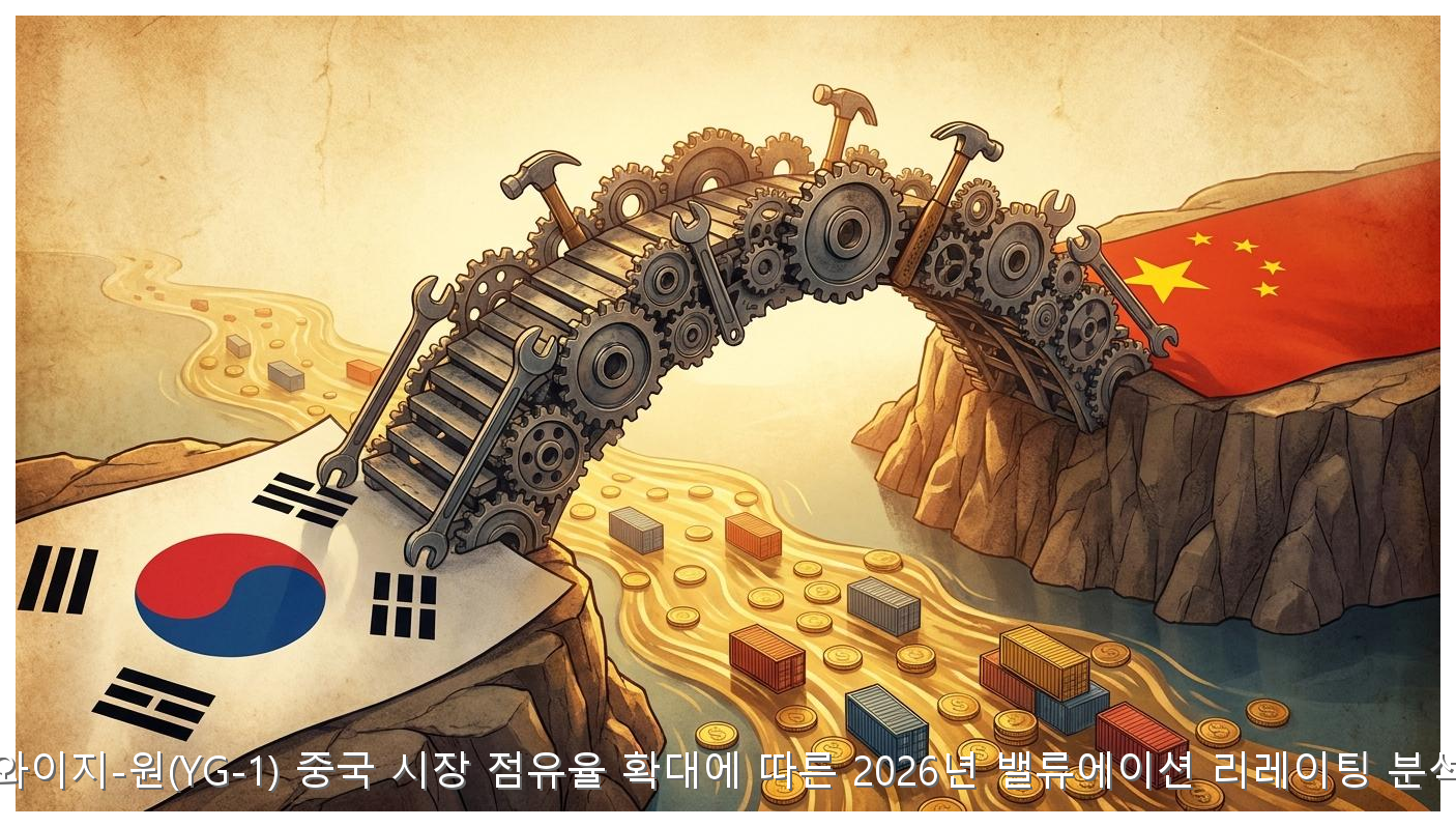 와이지-원(YG-1) 중국 시장 점유율 확대에 따른 2026년 밸류에이션 리레이팅 분석 핵심 안내 및 분석 인포그래픽 (8)